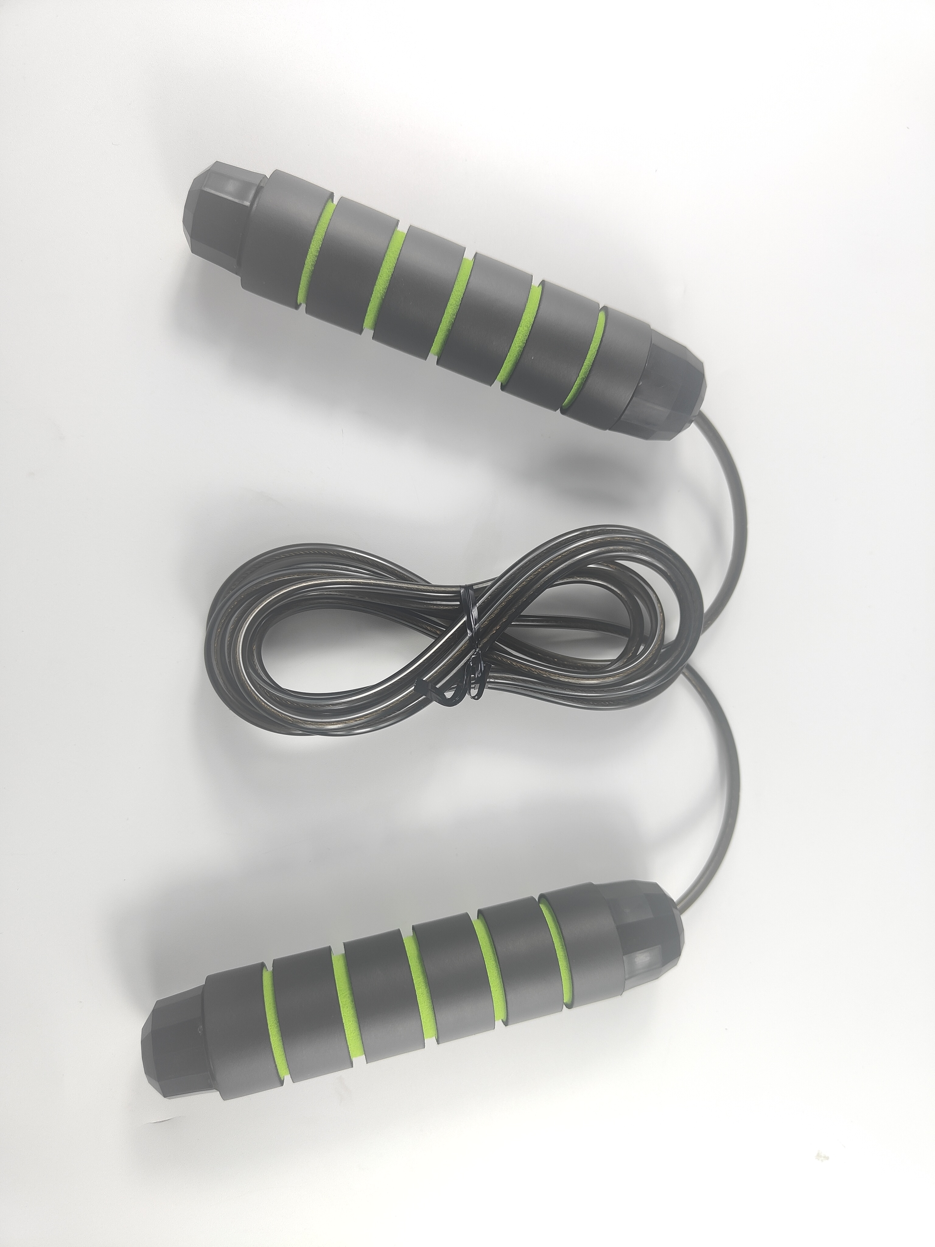 Pack 2 Cuerdas De Espuma Para Saltar Para Ejercicio Color Verde.
