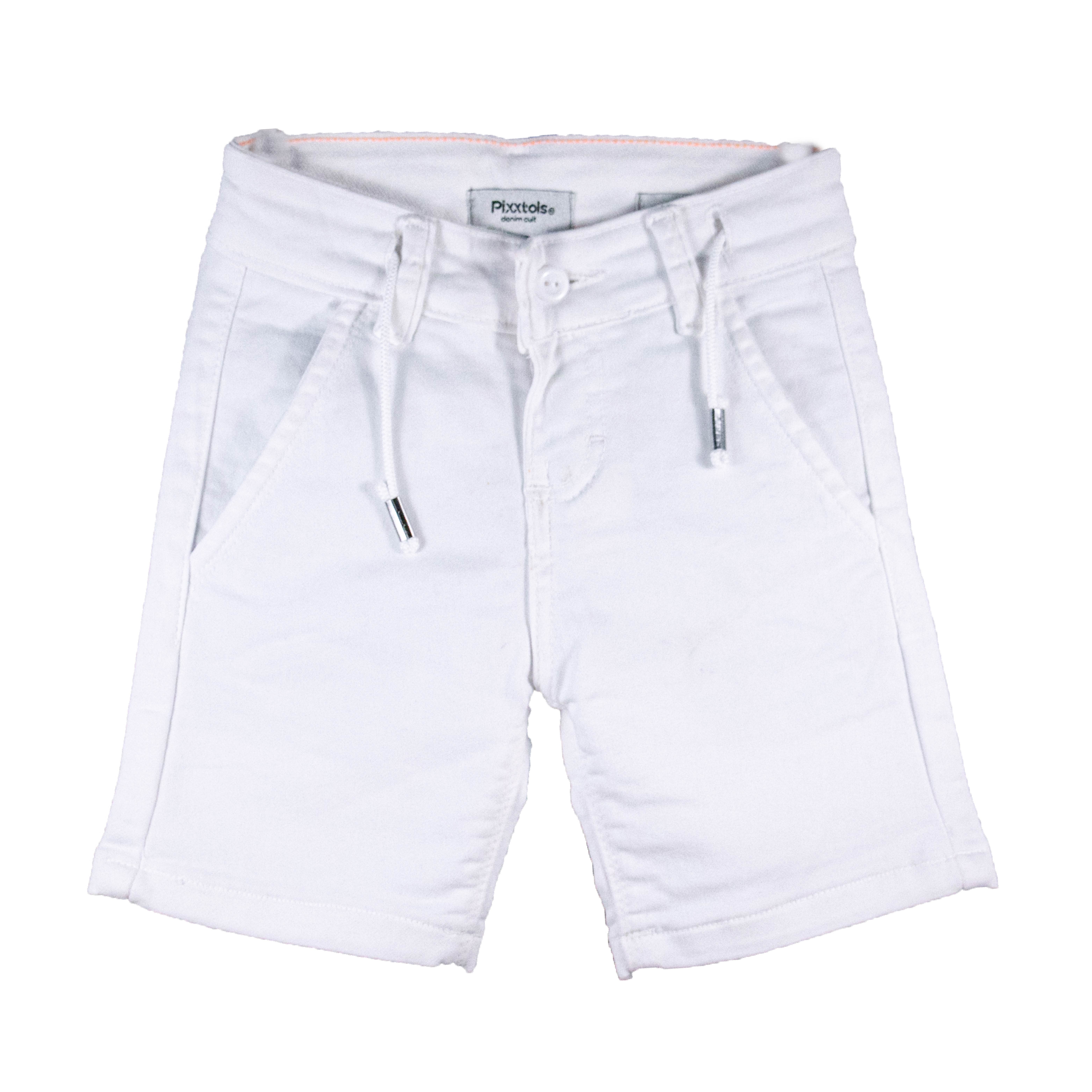 Bermuda Blanca Para Niño