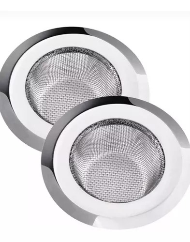  2 Coladeras Diseño P/tarja De Cocina Fregadero Acero Inoxidable.