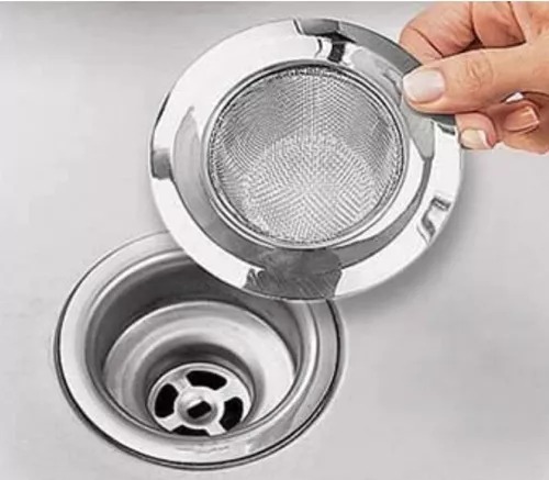  2 Coladeras Diseño P/tarja De Cocina Fregadero Acero Inoxidable.