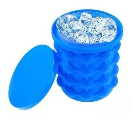 Cubeta Contenedor De Hielos De Silicona Ice Cube 120 Hielos.