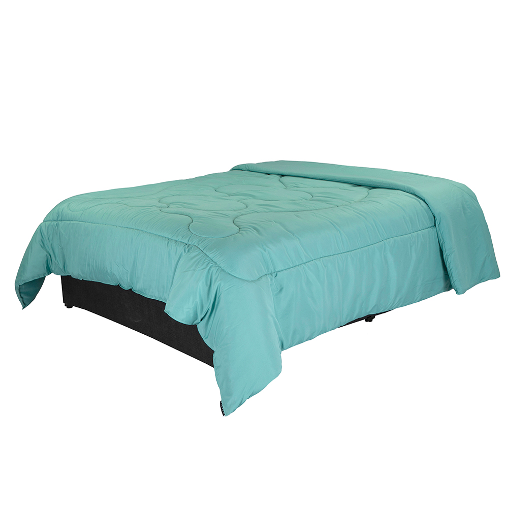 Edredon Individual Dicasa Homy Verde Claro