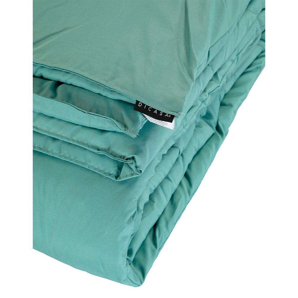 Edredon Individual Dicasa Homy Verde Claro