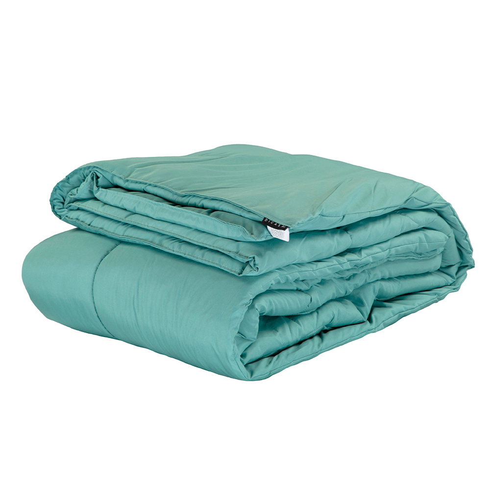 Edredon Individual Dicasa Homy Verde Claro