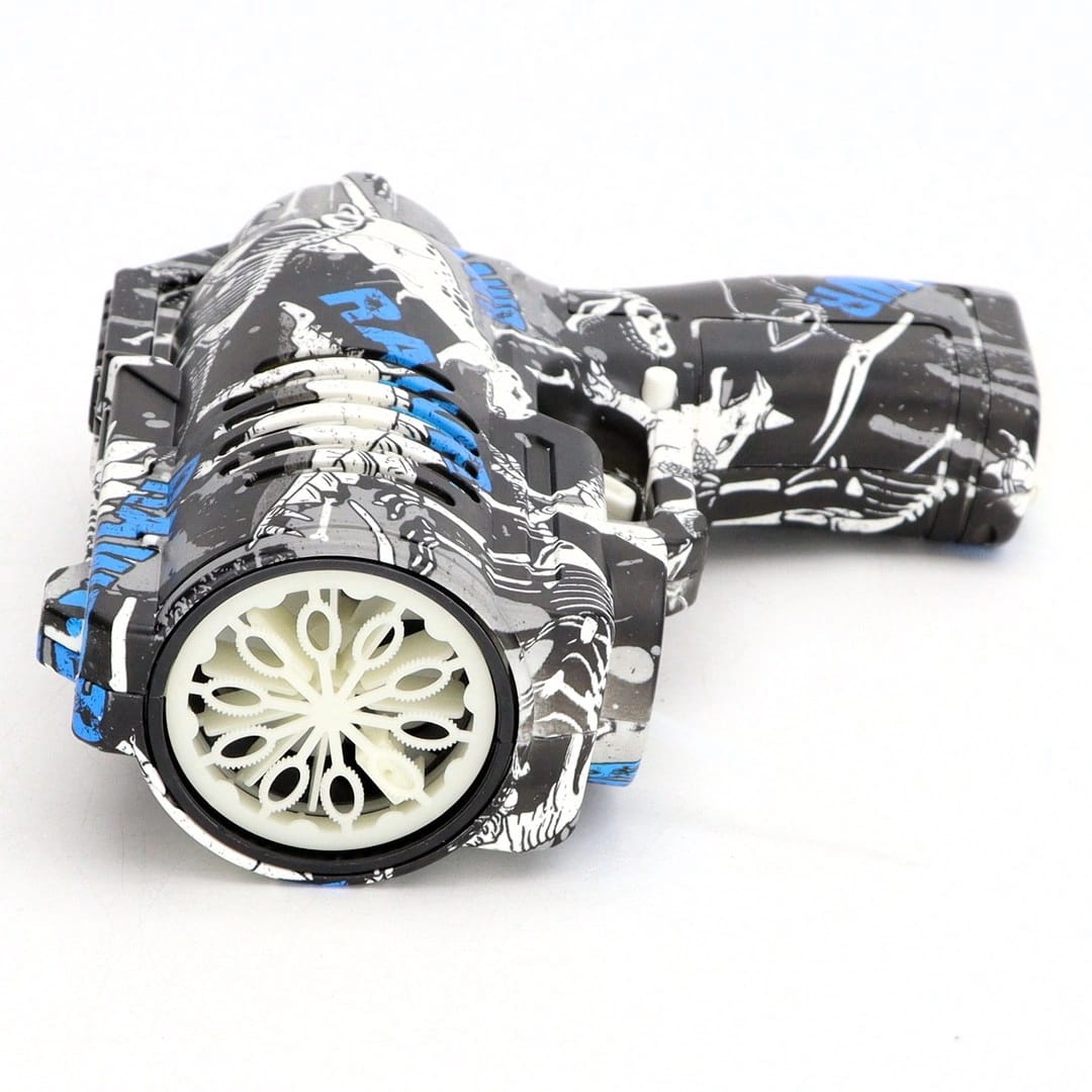 Pistola De Burbujas De Baterías Y Luces Diversión Para Niños.