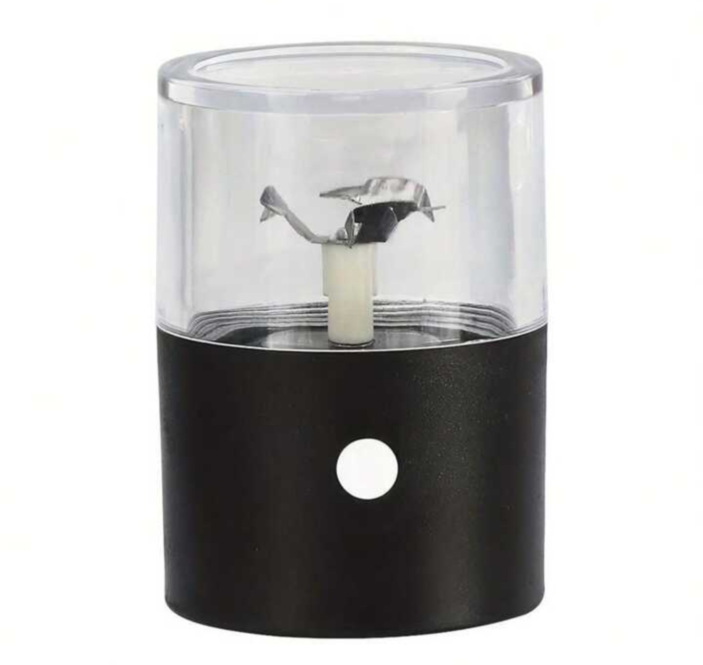 Mini Molinillo Negro Grinder Eléctrico Especias Tabaco Hierbas.