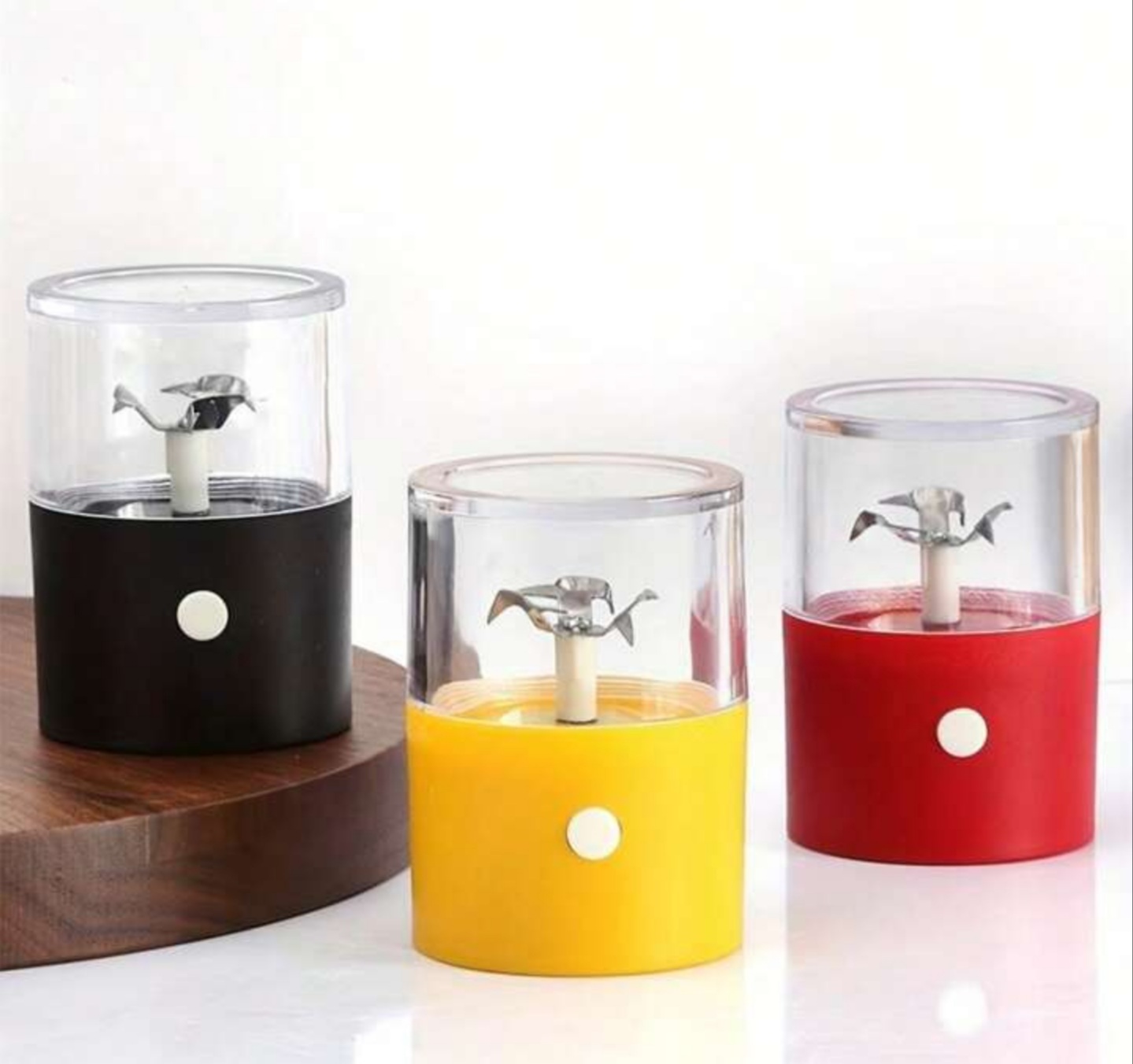 Mini Molinillo Negro Grinder Eléctrico Especias Tabaco Hierbas.