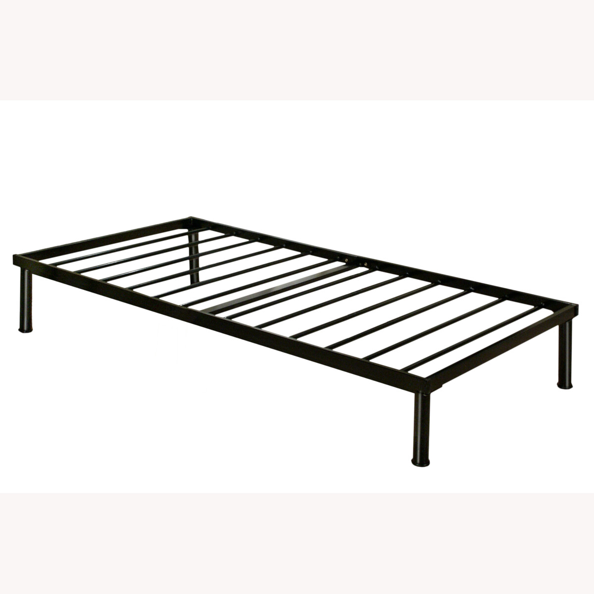 CAMA PLEGABLE DE ACERO TAMAÑO INDIVIDUAL MODELO 3020 COLOR NEGRO.