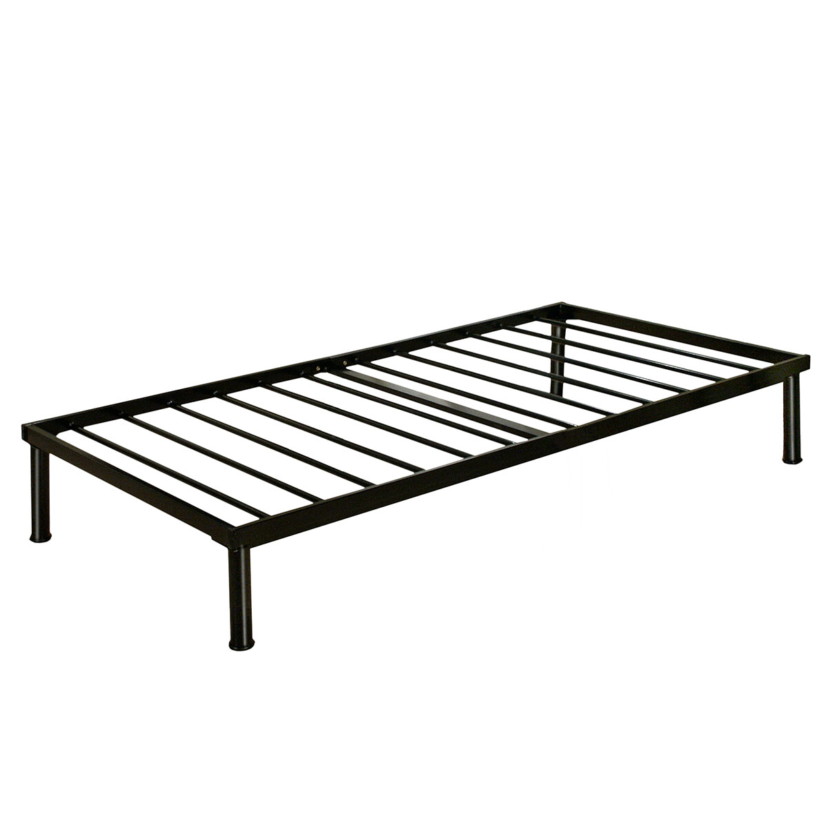 CAMA PLEGABLE DE ACERO TAMAÑO INDIVIDUAL MODELO 3020 COLOR NEGRO.