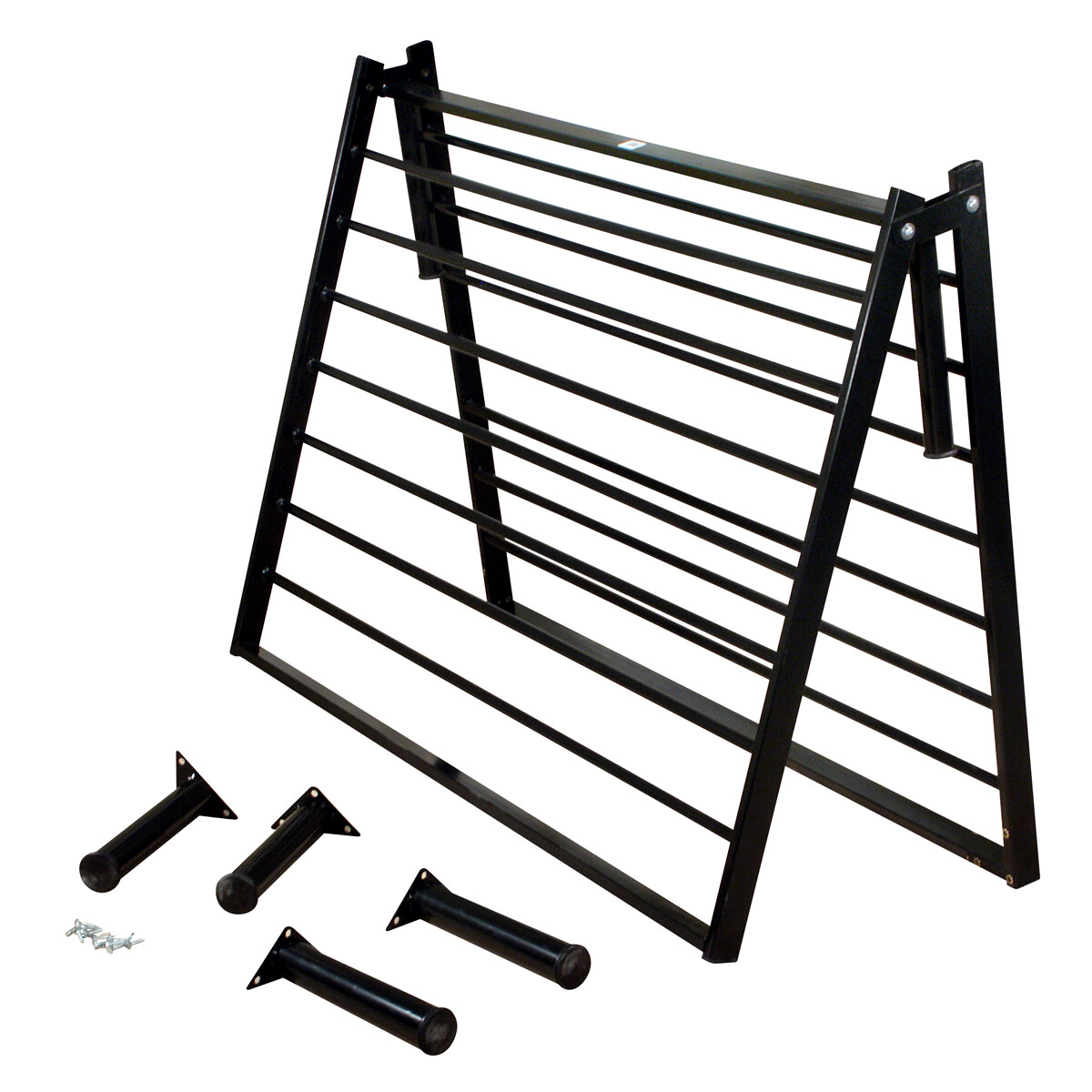 CAMA PLEGABLE DE ACERO TAMAÑO INDIVIDUAL MODELO 3020 COLOR NEGRO.