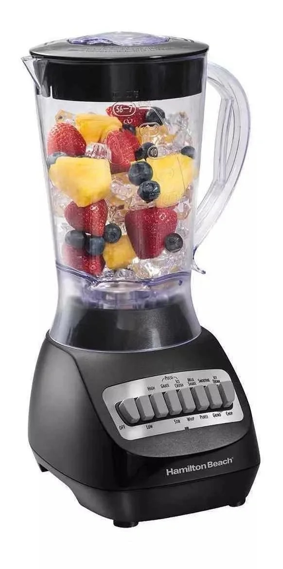 Licuadora Hamilton Beach 50190 56 fl oz negra con vaso de plástico 120V.