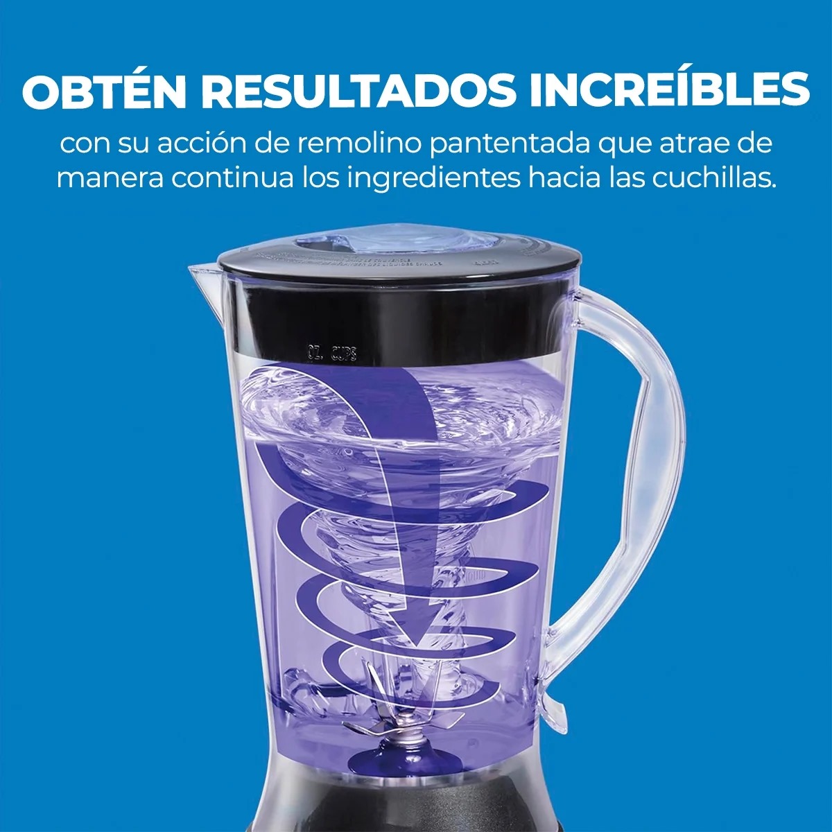 Licuadora Hamilton Beach 50190 56 fl oz negra con vaso de plástico 120V.