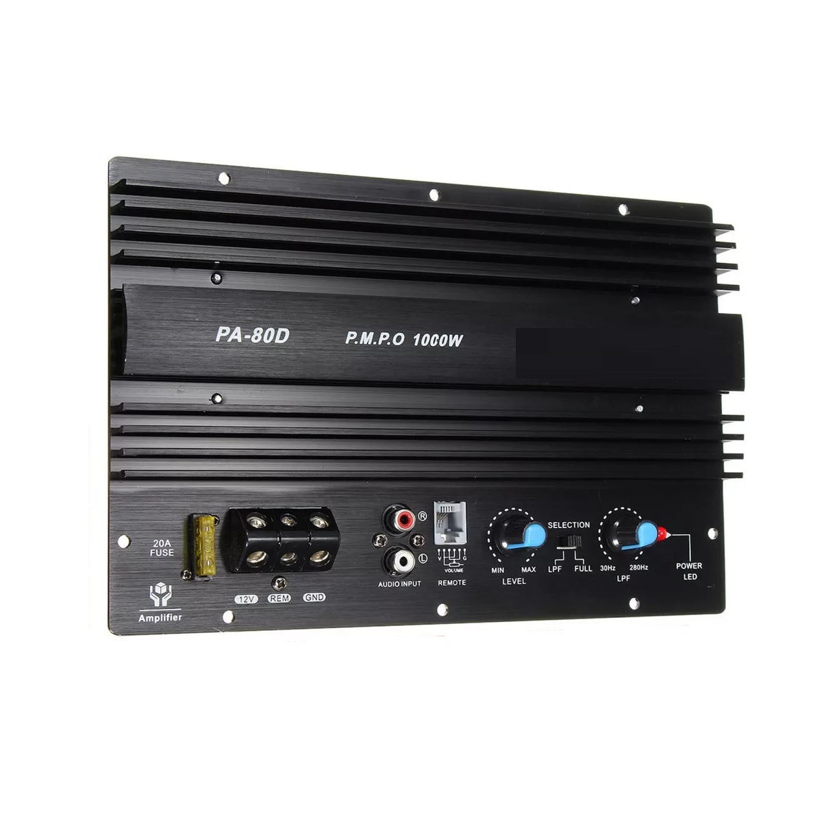 Amplificador Para Auto 1000w 1 Canales Profesional.