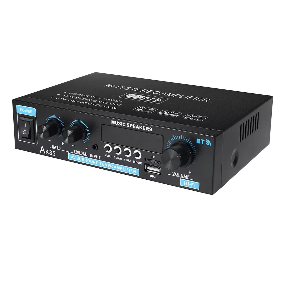 Amplificadores Y Bocinas Digitales Para El Hogar Ak35 800w.