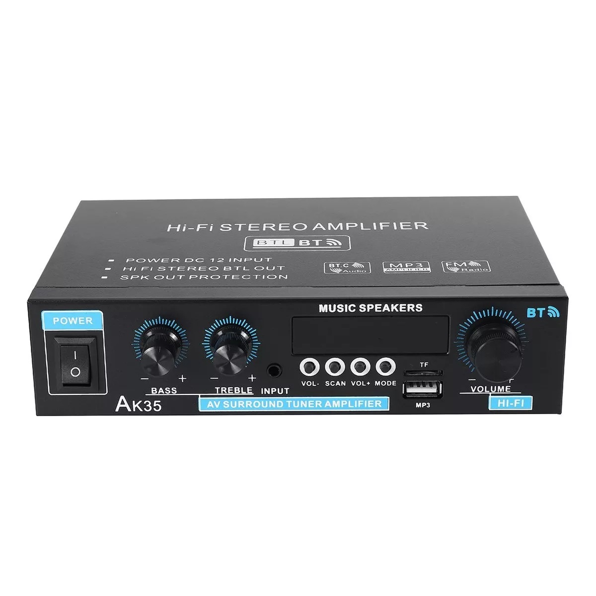 Amplificadores Y Bocinas Digitales Para El Hogar Ak35 800w.