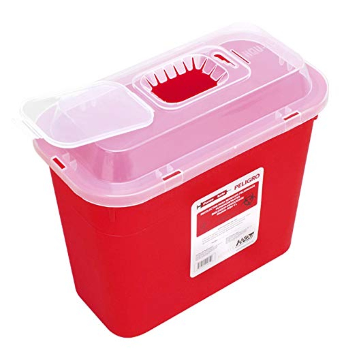 Bote Contenedor Punzosafe Para Punzocortantes RPBI Capacidad De 4 Litros.