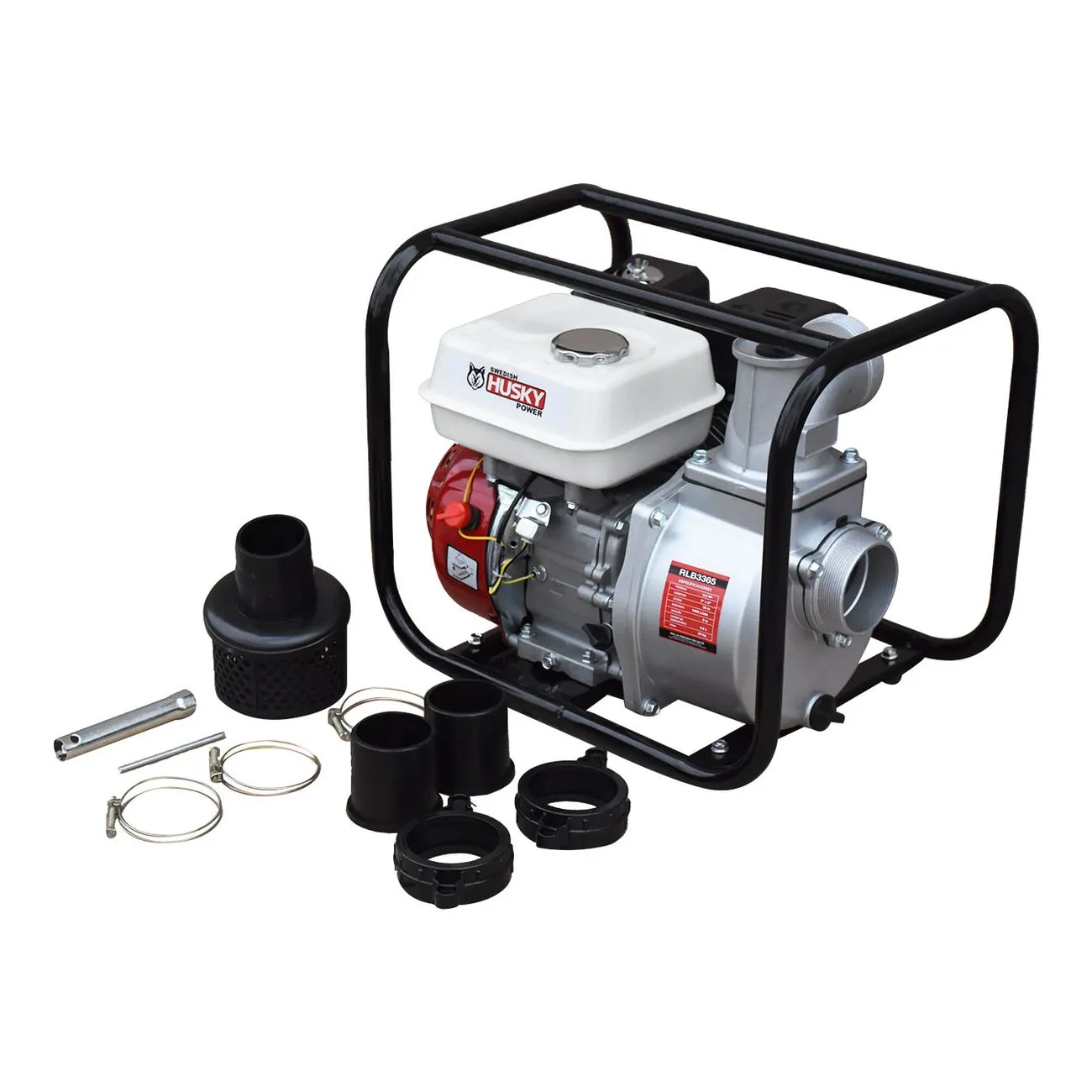 Motobomba Autocebante Swedish Husky Power 6.5 Hp 3x3 4 Tiempos - RLB3365.