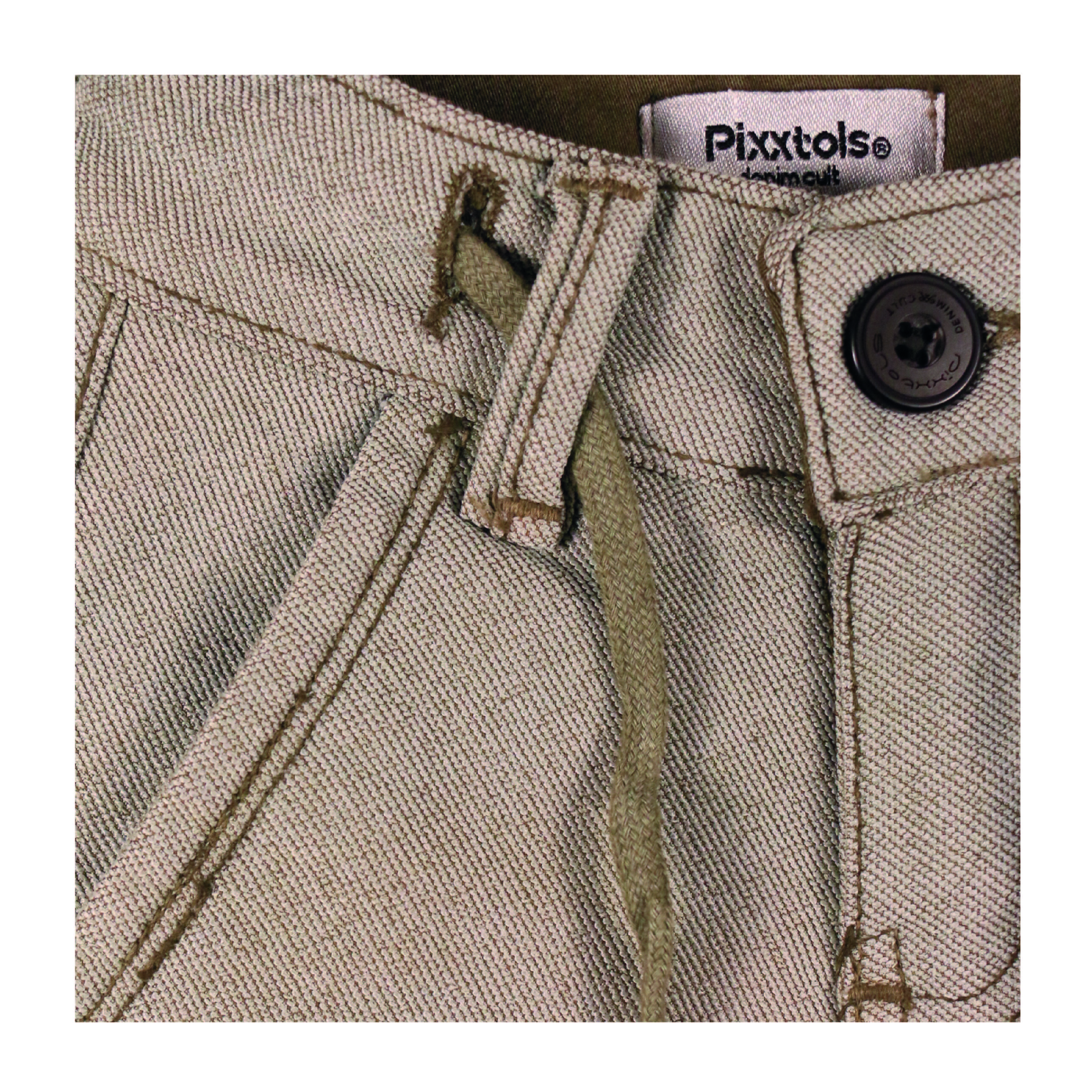 Short Pixx de mezclilla color verde militar 