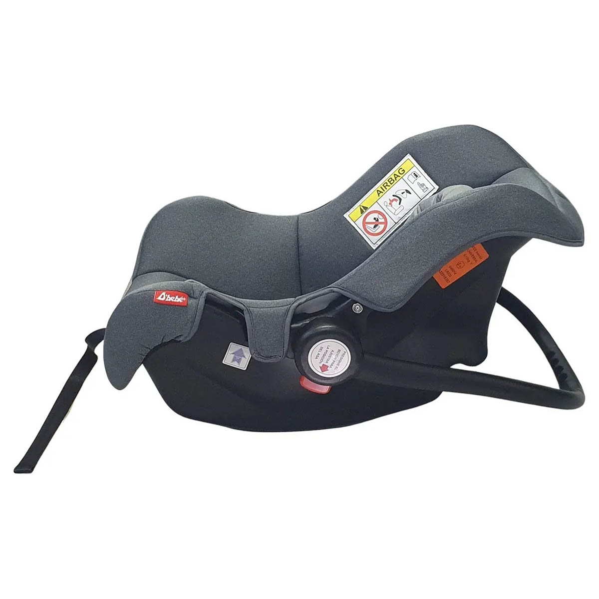 Portabebe Autoasiento D Bebe Mai Travel 3 En 1 Gris.