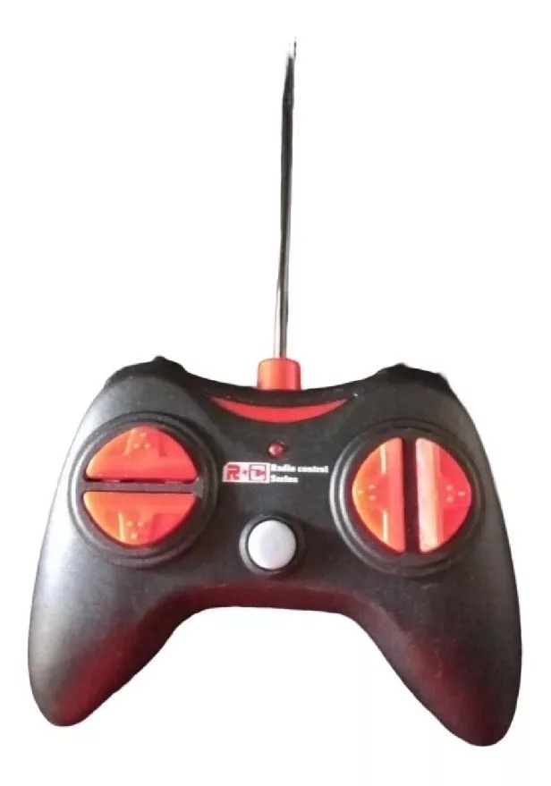 Rotating Carro Loco Musical Rojo 3d Gira 360° Stunt Radio Control.