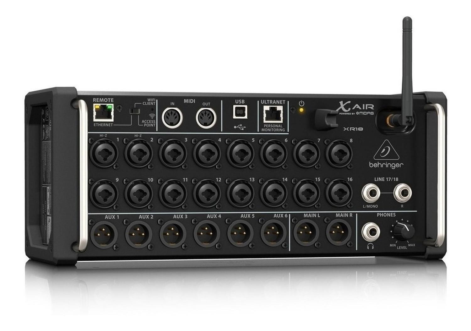 Beringer XR18 Mezcladora de Rack 18 canales para Ipad o Tablet