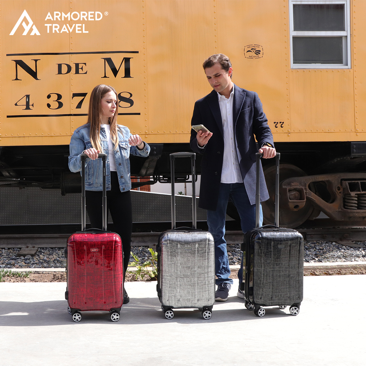 Maleta de mano carry-on cabina policarbonato Pro-x Luna 20 pulgadas capacidad 10 kg rígida con cierre expandible candado de seguridad tsa-lock Armored Travel
