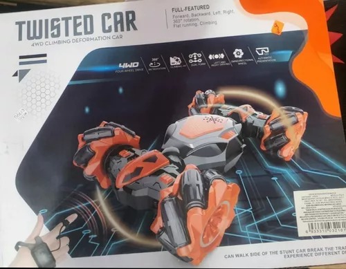 Carro Twisted Naranja Control Remoto 4x4 Sensor Manejo Movimiento.