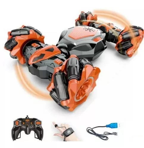 Carro Twisted Naranja Control Remoto 4x4 Sensor Manejo Movimiento.