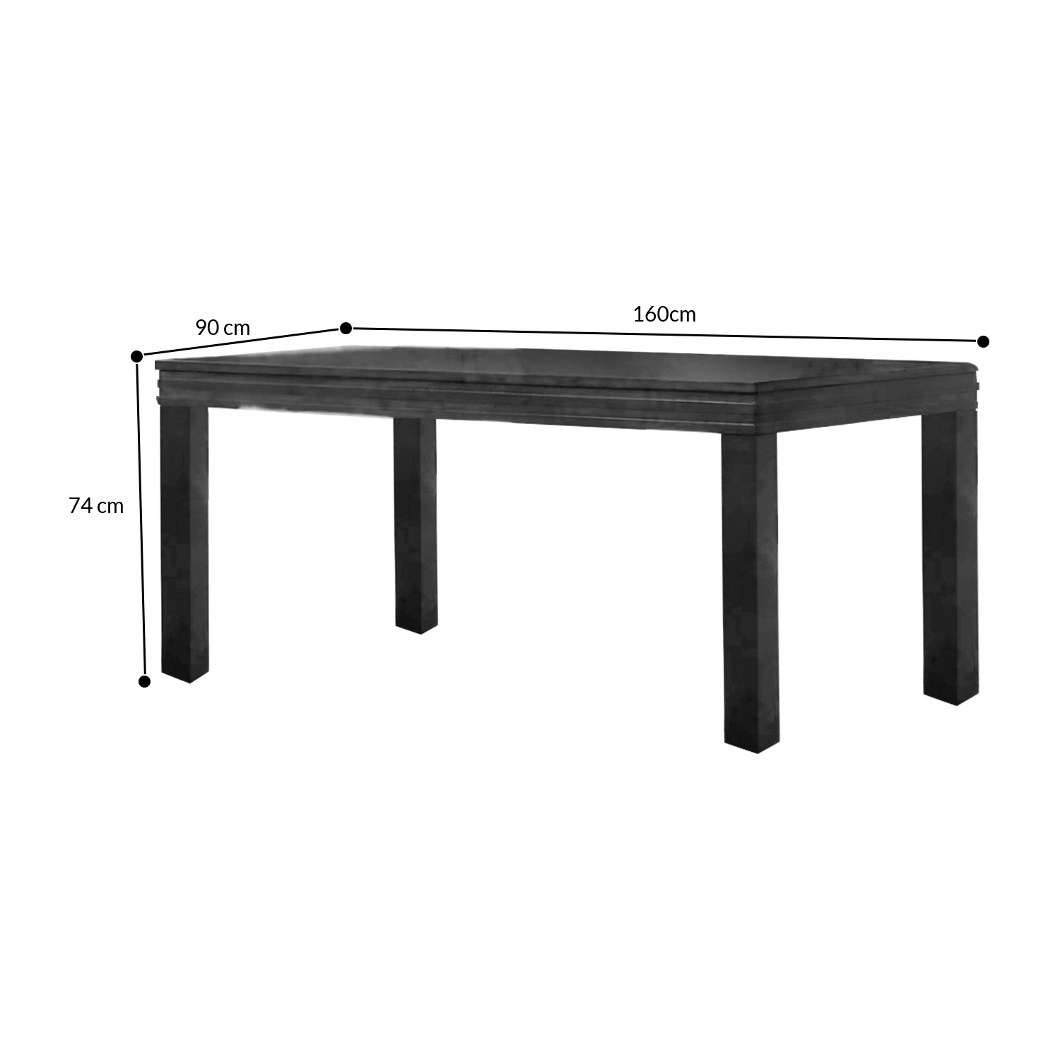 Comedor Elegante con 6 Sillas Bossa Sammi.