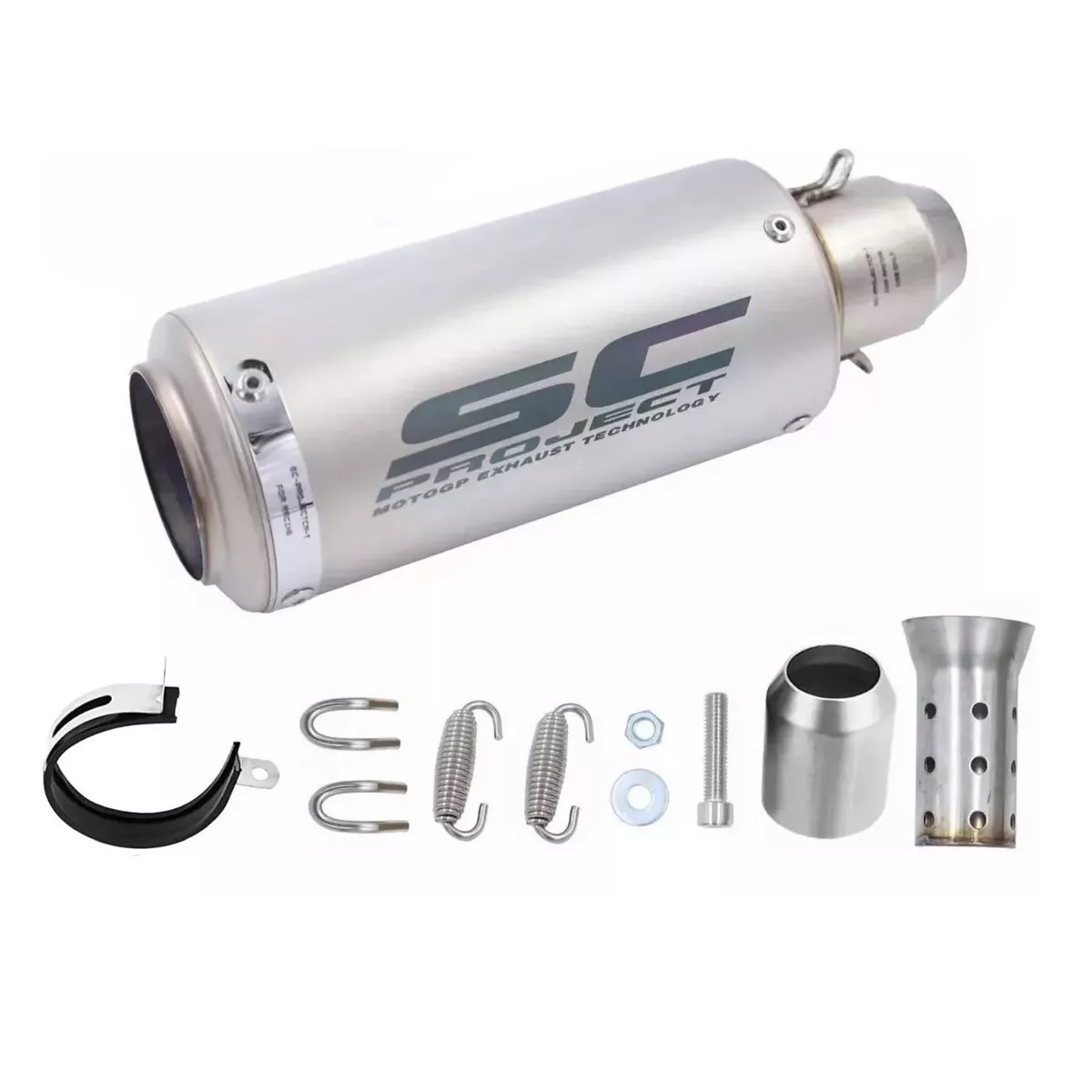 Silenciador De Tubo De Escape Universal Para Motocicleta.