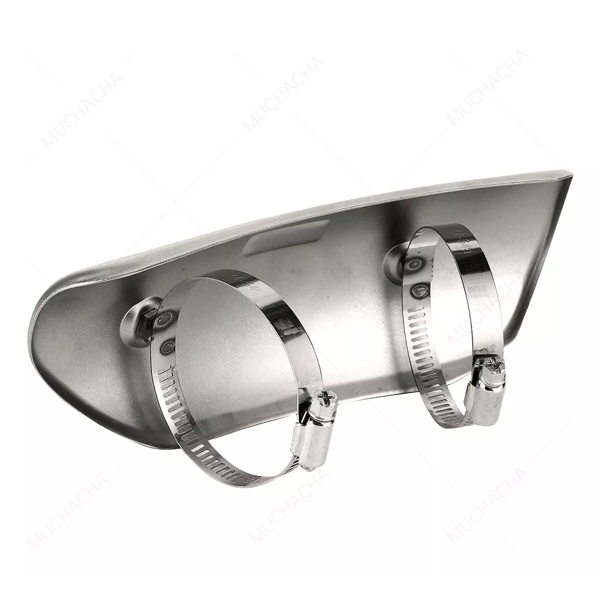 Cubierta Tapa Tubo Escape Universal De Anti-escaldado Plateado.