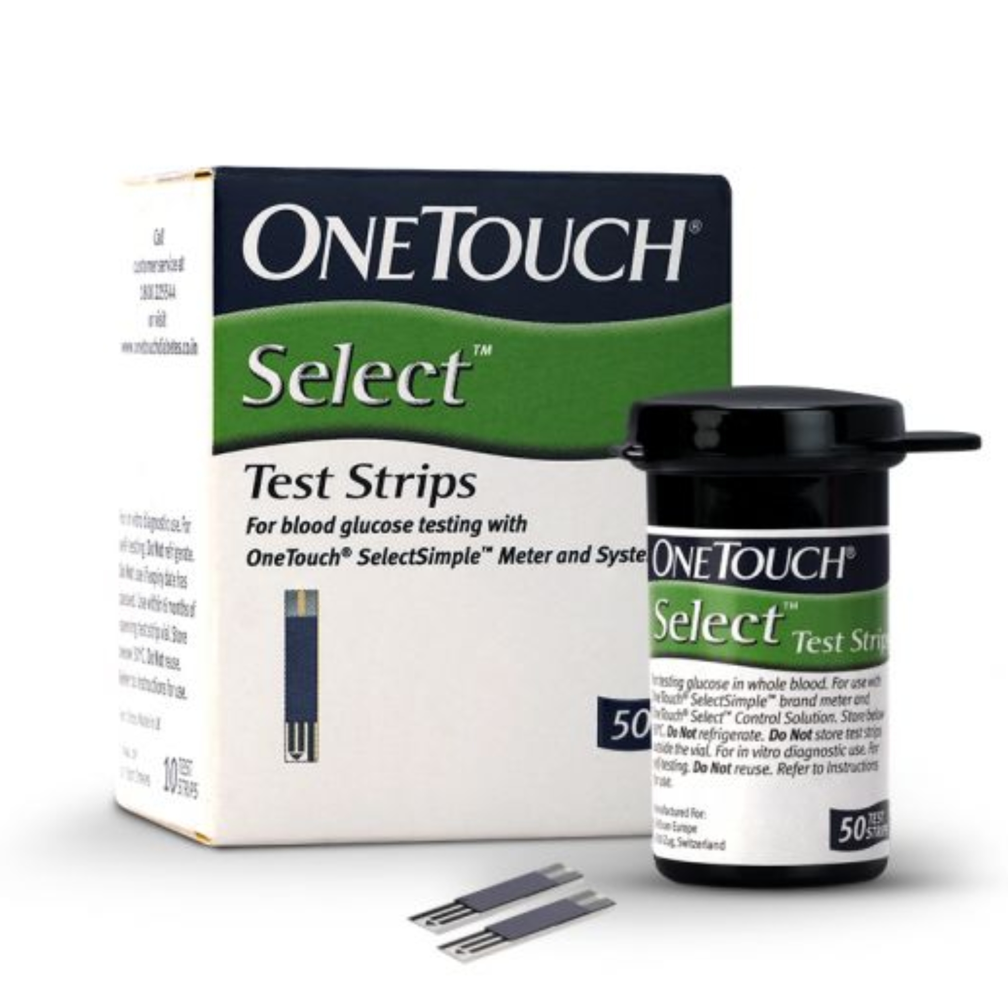One Touch Select 50 Tiras Reactivas.