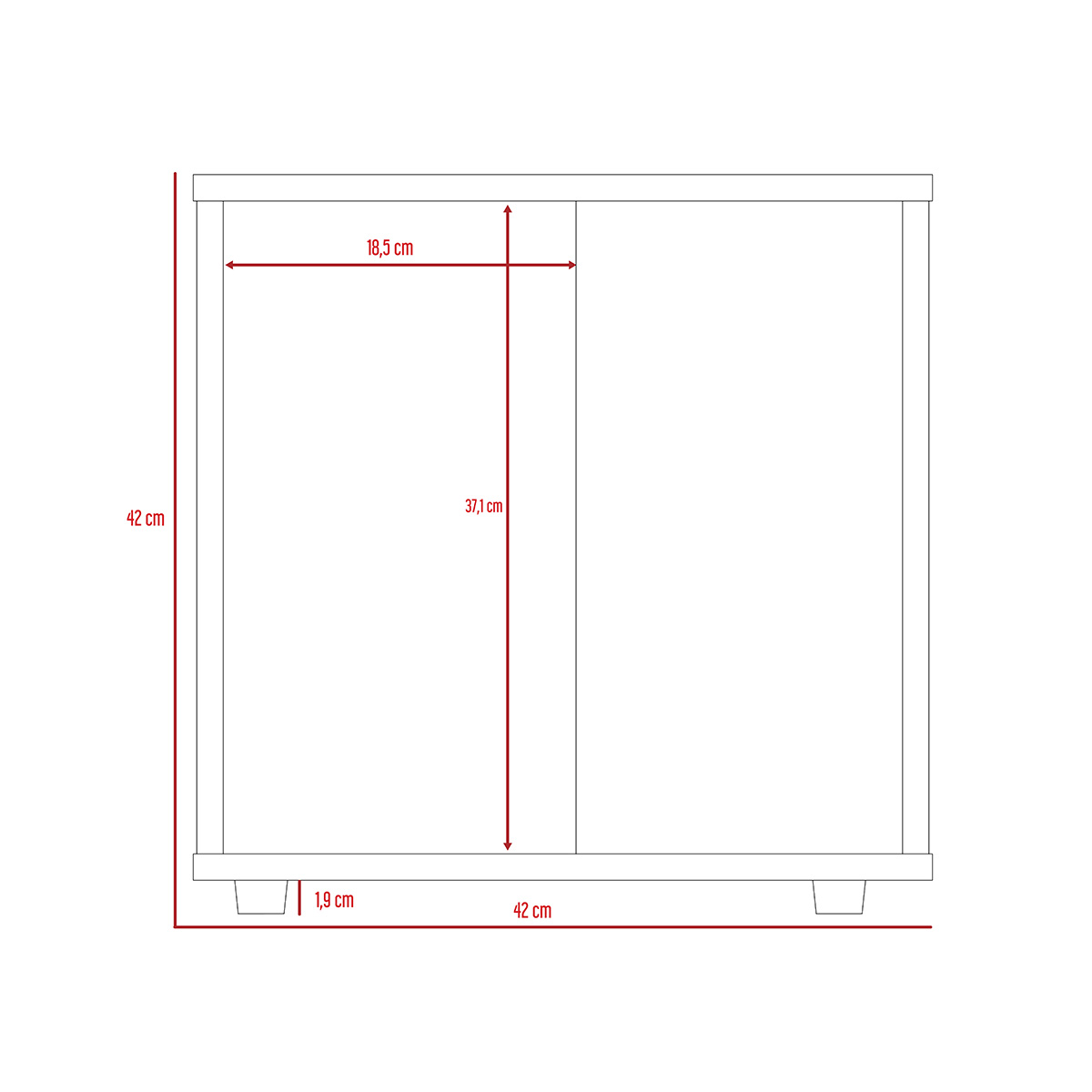 MESA AUXILIAR ARMABLE IDEAL PARA LA SALA O EL COMEDOR CON ESPACIO INFERIOR MODELO PRANA COLOR DUNA.