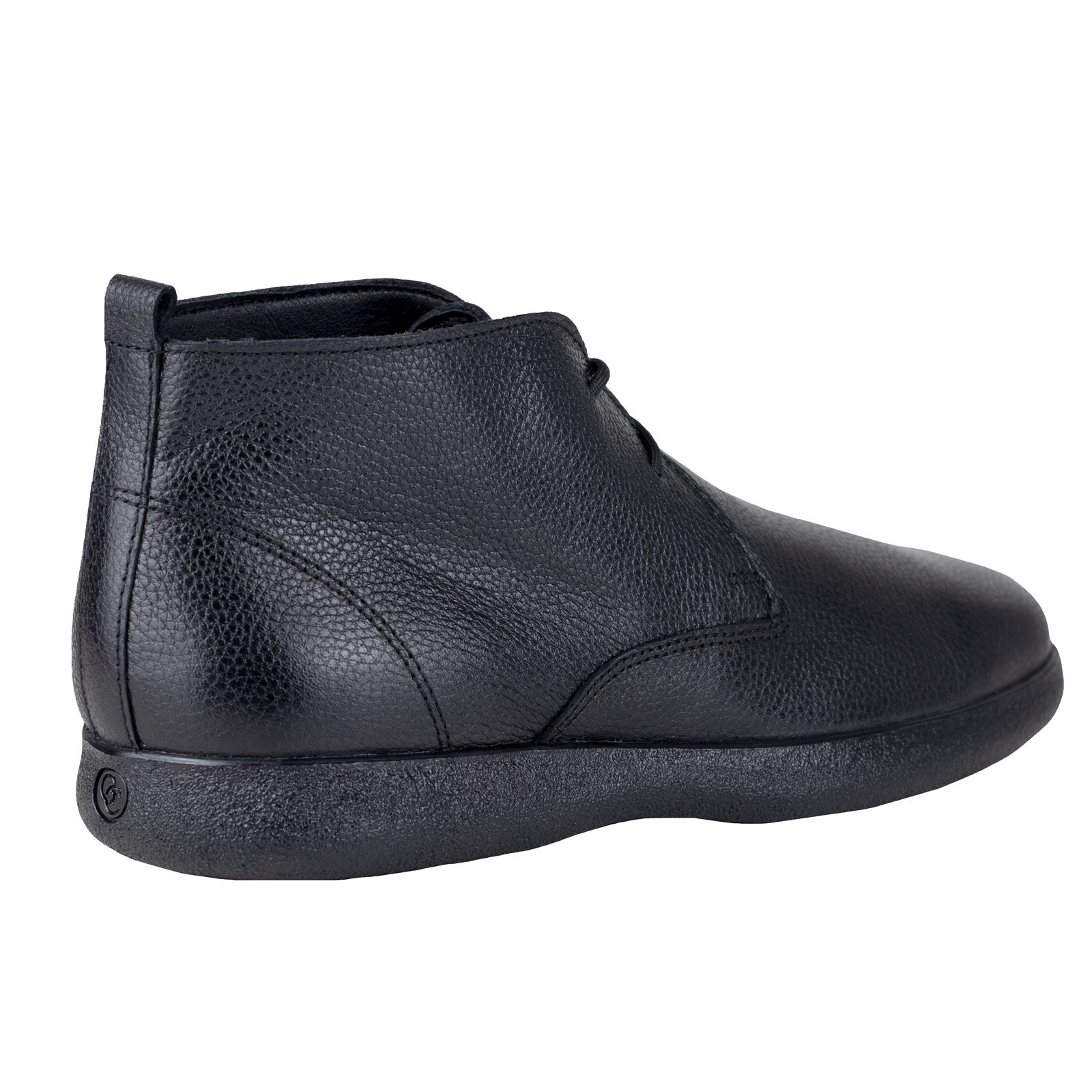 Botin Negro Hombre Gino Cherruti Piel Graneada Confort 3401.