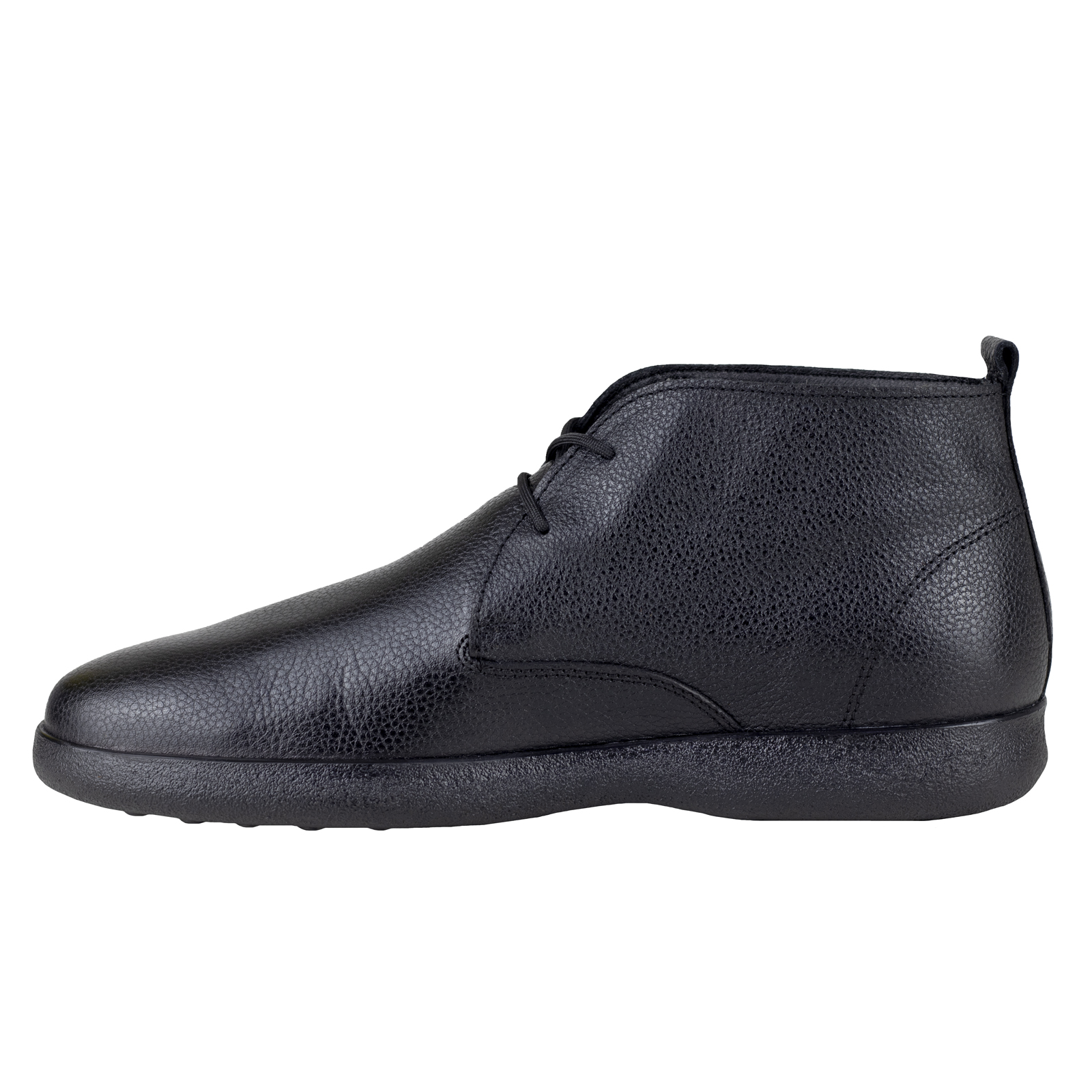 Botin Negro Hombre Gino Cherruti Piel Graneada Confort 3401.