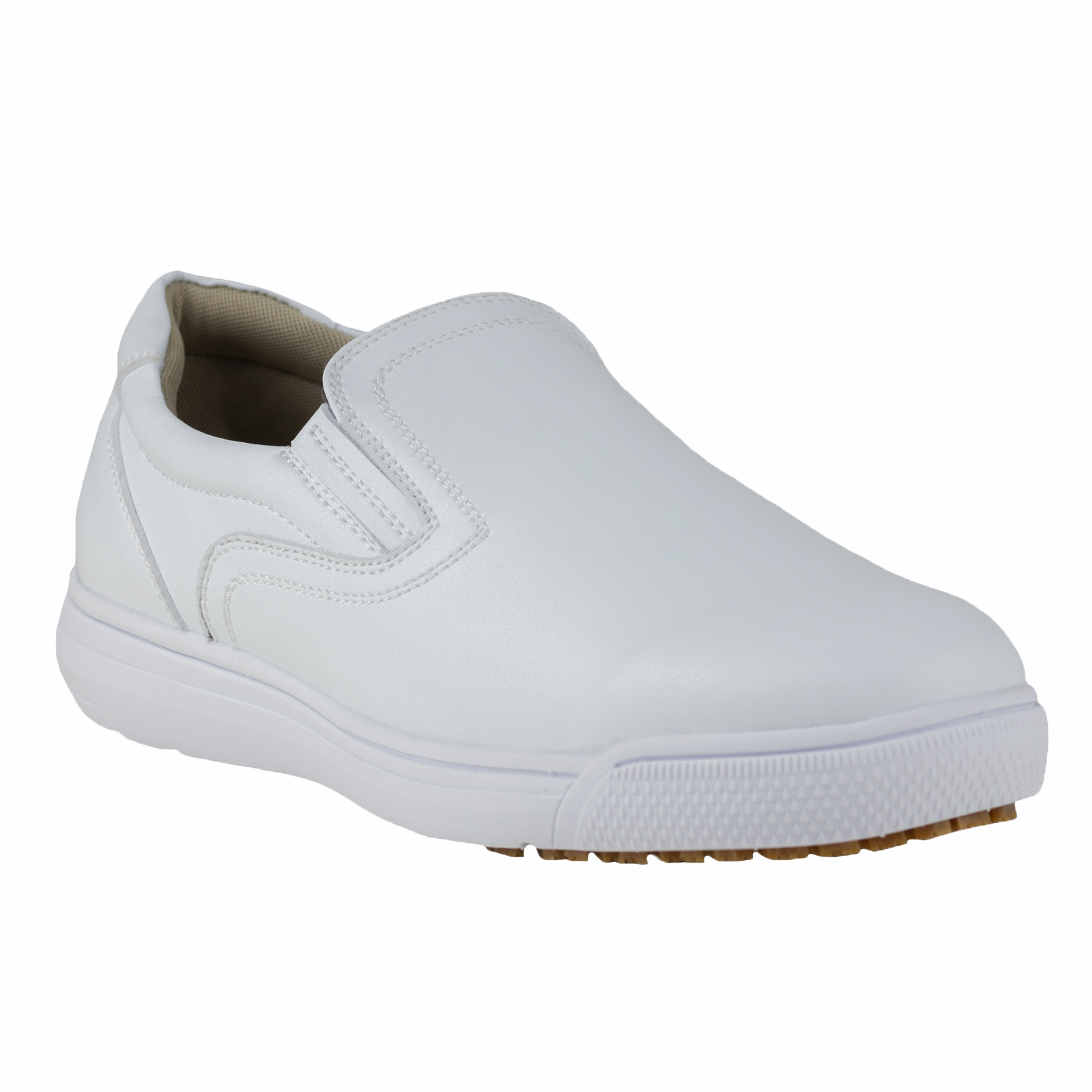 Zapato Tipo Clinico Chefmx Medico Chef Hotel Antiderrapante 7101 Blanco.