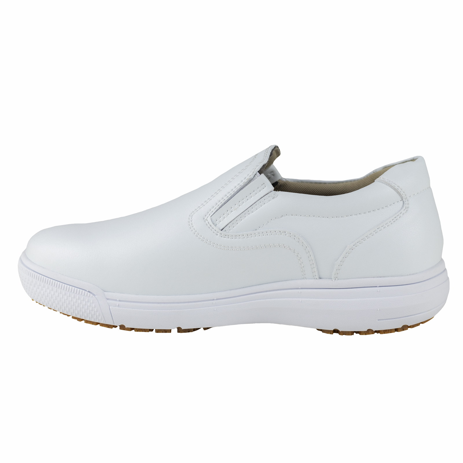Zapato Tipo Clinico Chefmx Medico Chef Hotel Antiderrapante 7101 Blanco.