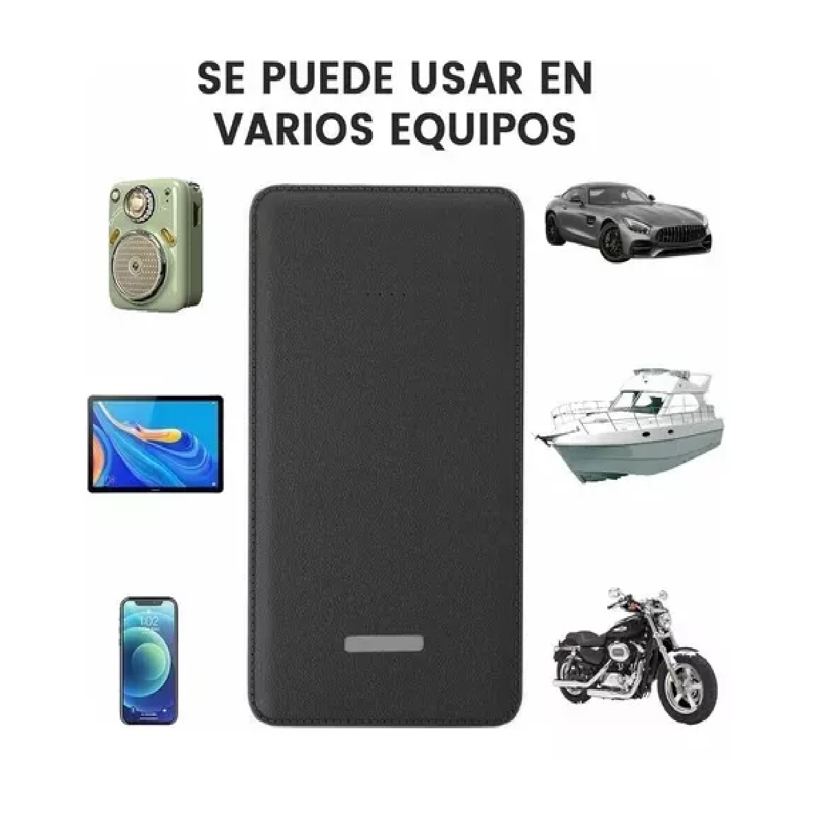 Arrancador Coche Baterias Emergencia Portátil Para Auto 12v.