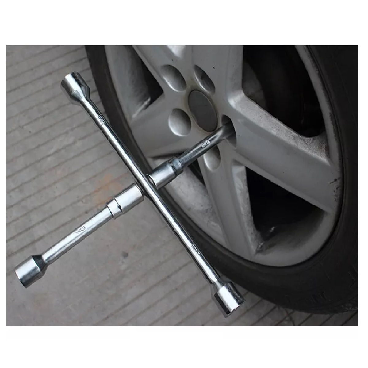 Kit 3Pza Llave Cruz Cruceta Reforzada Para Auto 17/19/21/23mm.