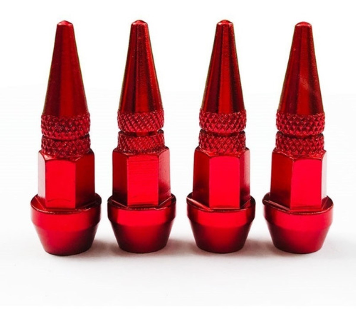 4pzs Picos Pivote Cubre Válvula Alumini 4.5cm Auto Moto Bici Dorado