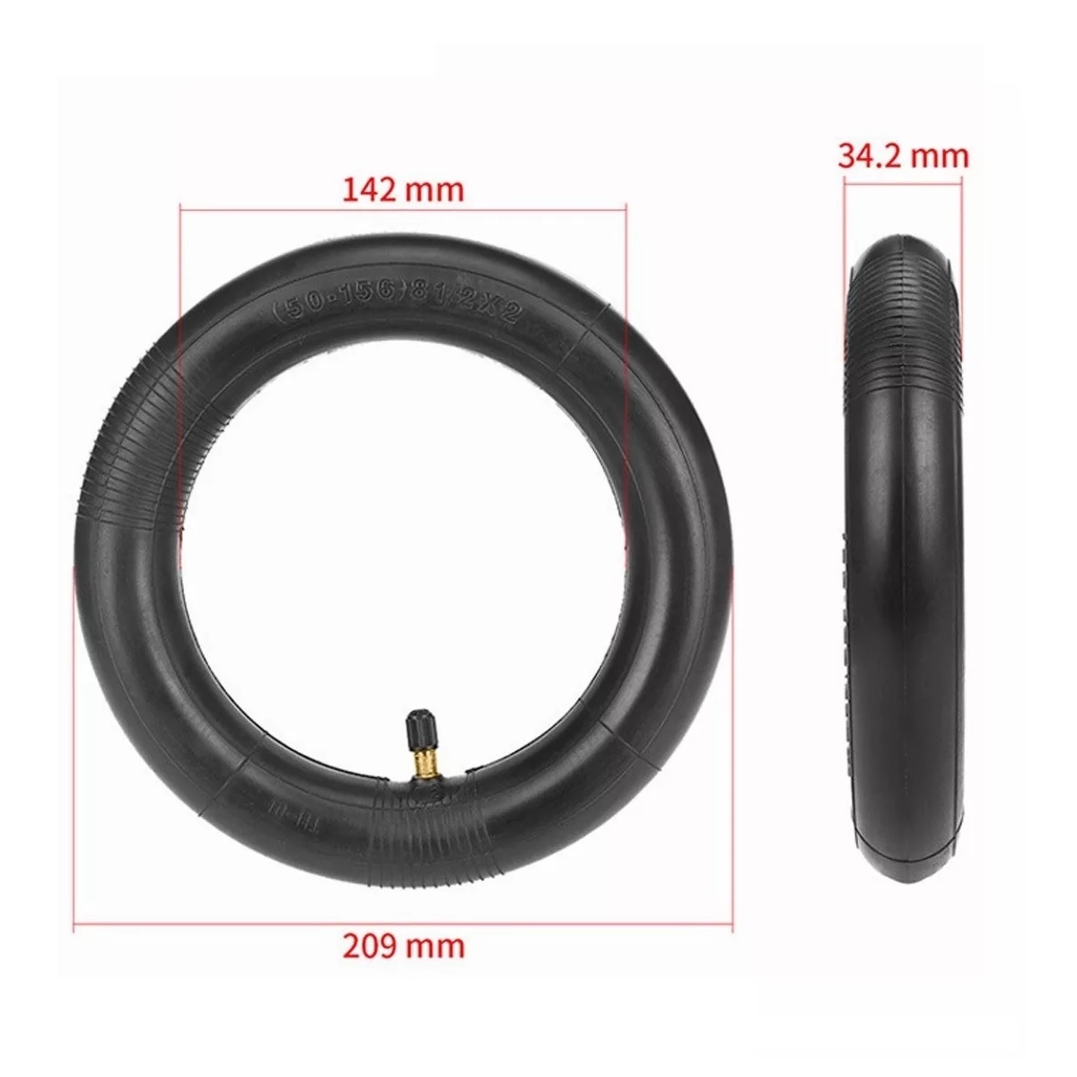 2pz Cámaras Para Llantas 8.5 Pulgadas Scooter Eléctrico.