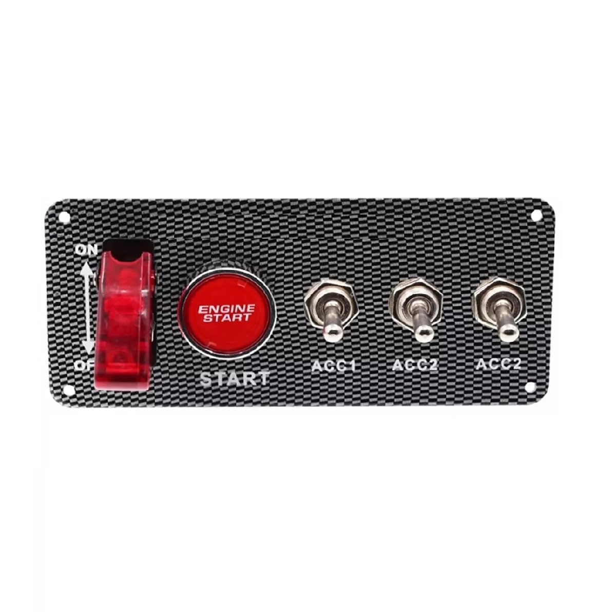 Botón De Arranque Racing Switch Encendido Panel De Auto 12v.