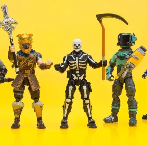 Fortnite Skull Trooper Solo Mode Epic Games Articulado.