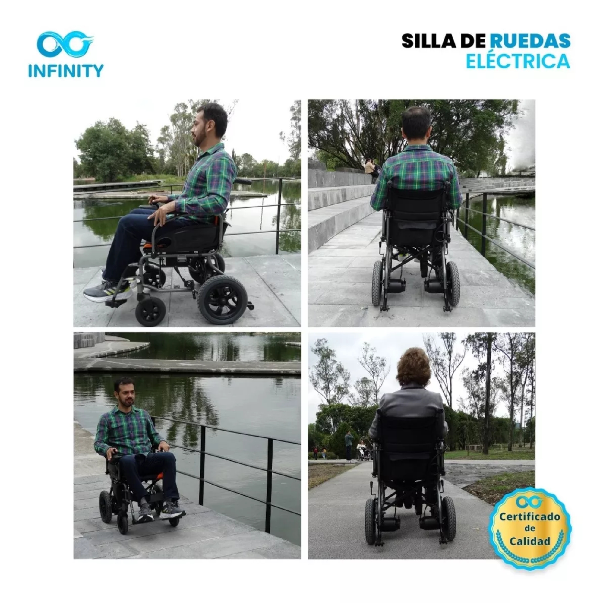 Silla De Ruedas Eléctrica Plegable Infinity.