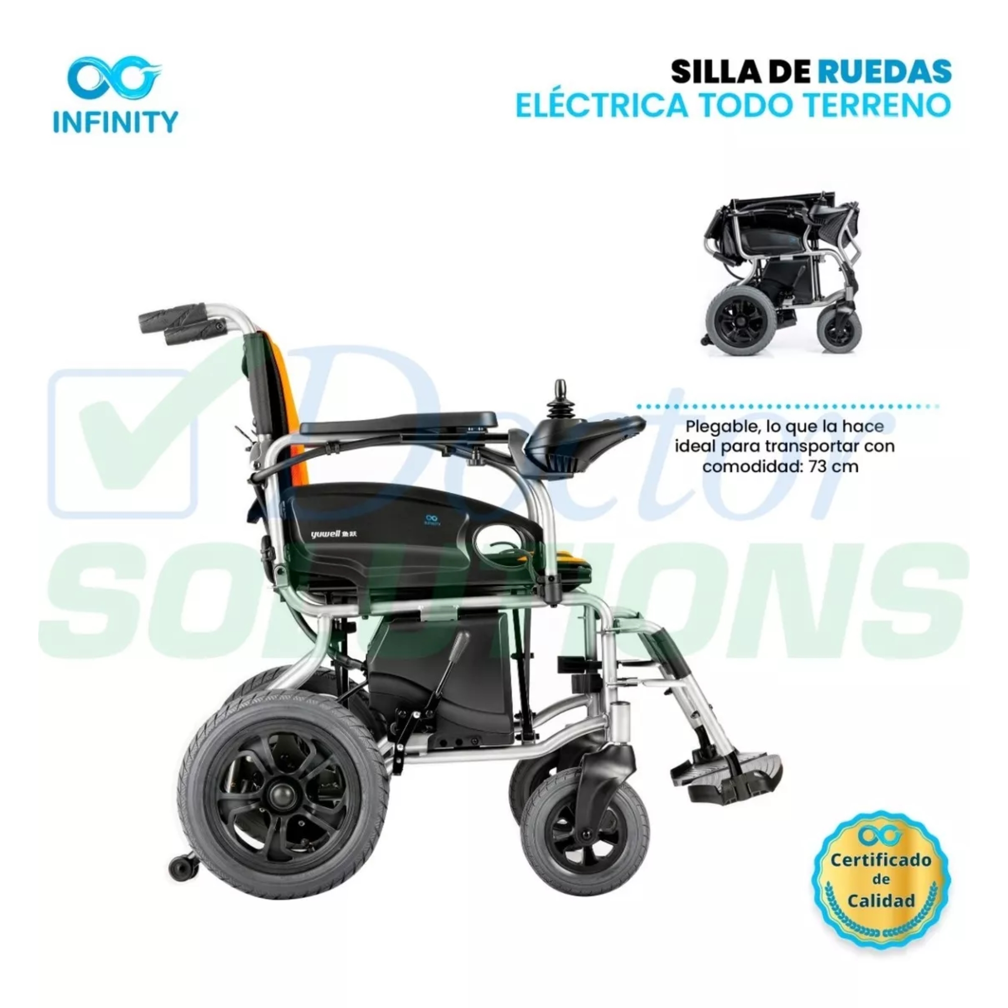 Silla De Ruedas Eléctrica Plegable Infinity.