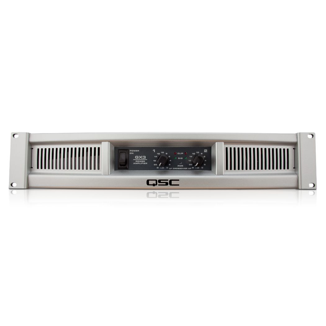 Amplificador Estereo QSC GX3 300W Por Canal,  2 Canales