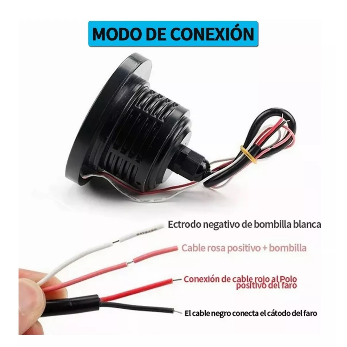 2pz Faros Antiniebla 3.5¨ Auxiliares Ojo De Angel Color Auto Rojo.