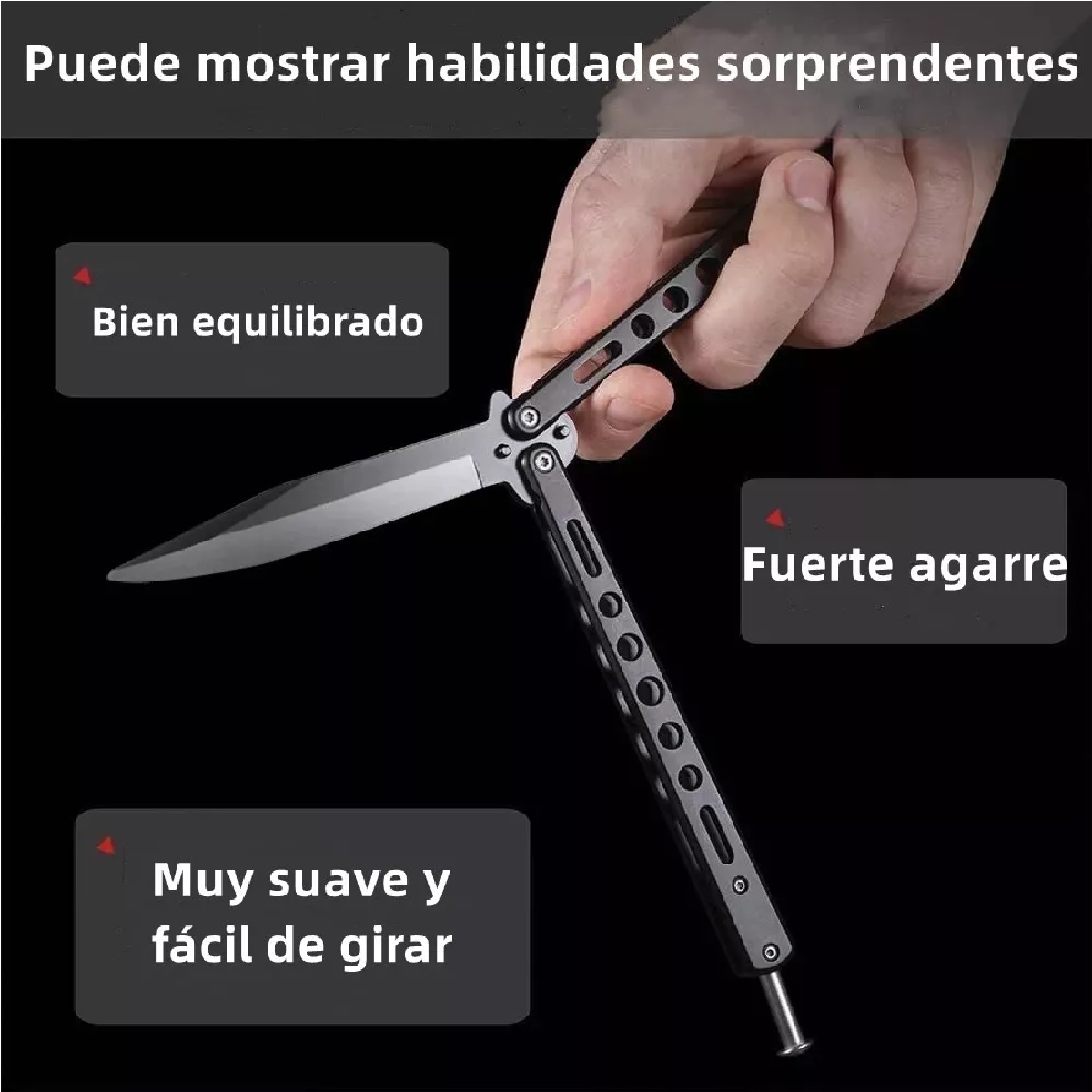 Set 3 Cuchillo Navajas Acero Para Táctico Defensa Camping Pesca.