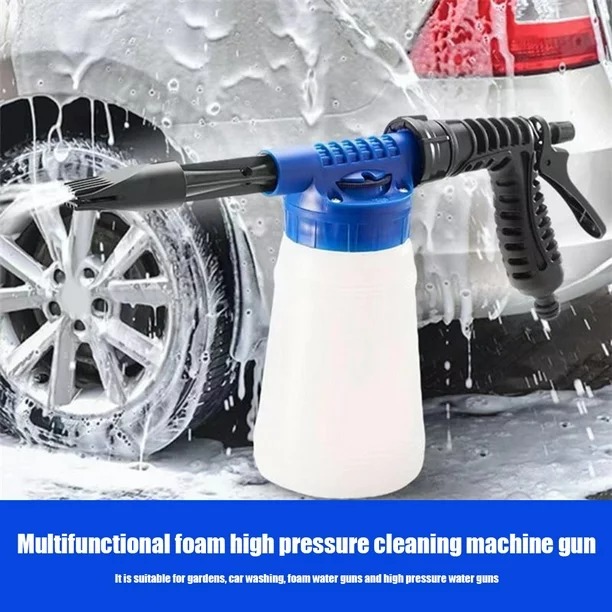 Pistola De Agua Espuma Alta Presión Lavado Limpieza De Autos.