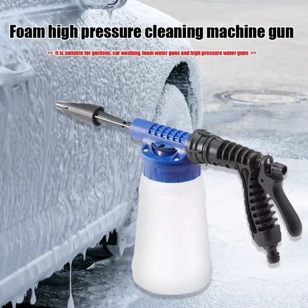 Pistola De Agua Espuma Alta Presión Lavado Limpieza De Autos.